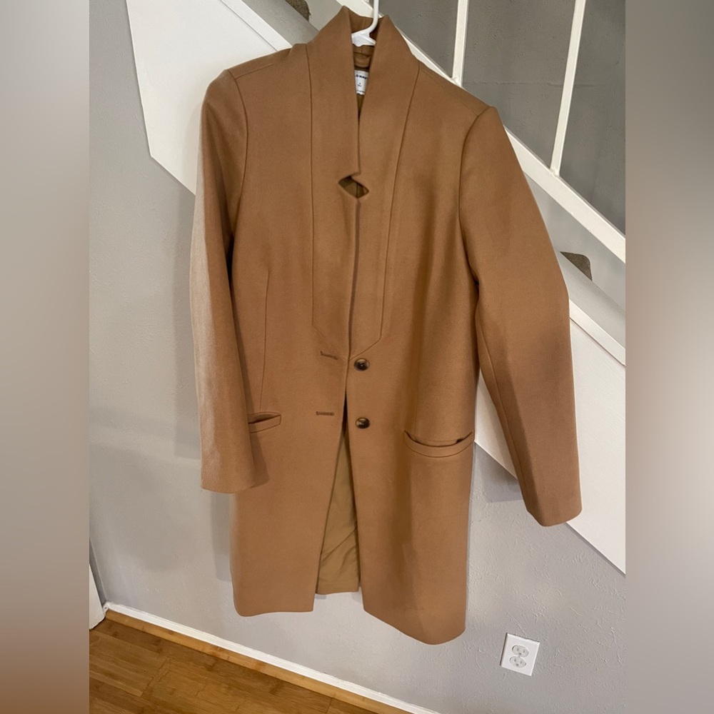 Old Navy camel coat NWOT SMALL TALL